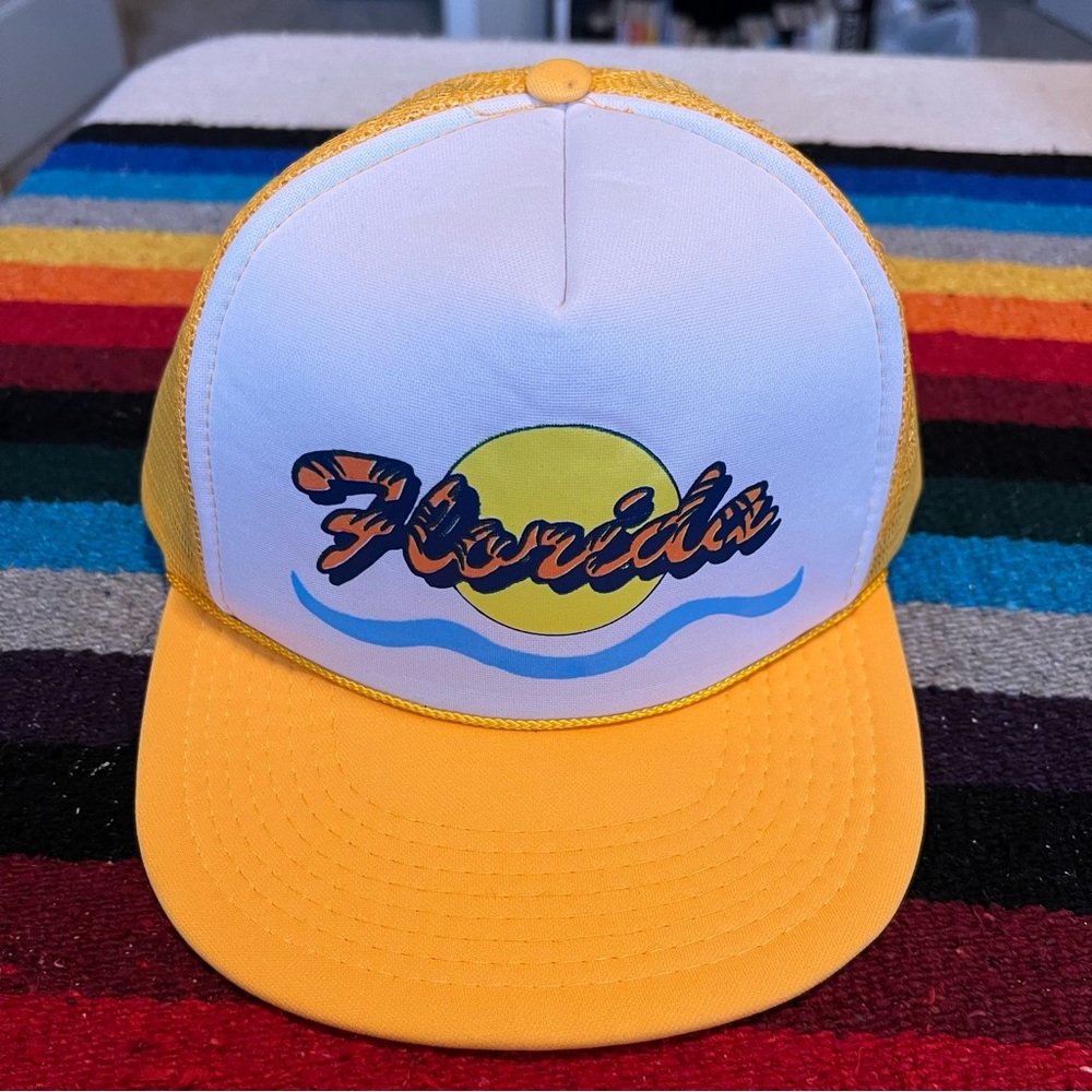 Vintage Federal state of Florida Sunshine state SnapBack Trucker Hat